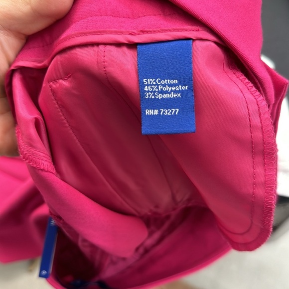 NWT Apt. 9 pink capri pants - Picture 6 of 7